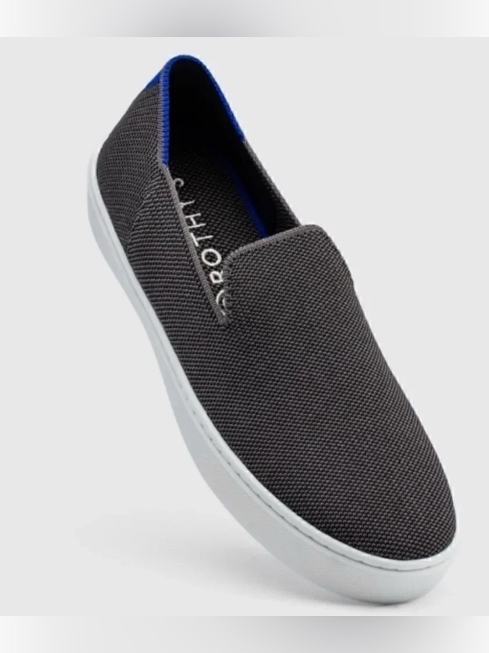 Rothy's The Original Slip On Sneaker Black Knit Women’s Size 11
